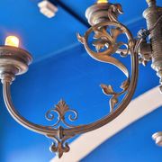Large Antique Metal Chandelier