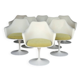 Chaises Tulip vintage de Knoll International, années 1960, lot de 8