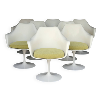 Chaises Tulip vintage de Knoll International, années 1960, lot de 8