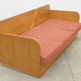 Mid century folding sofabed, Czechoslovakia, 1950´s
