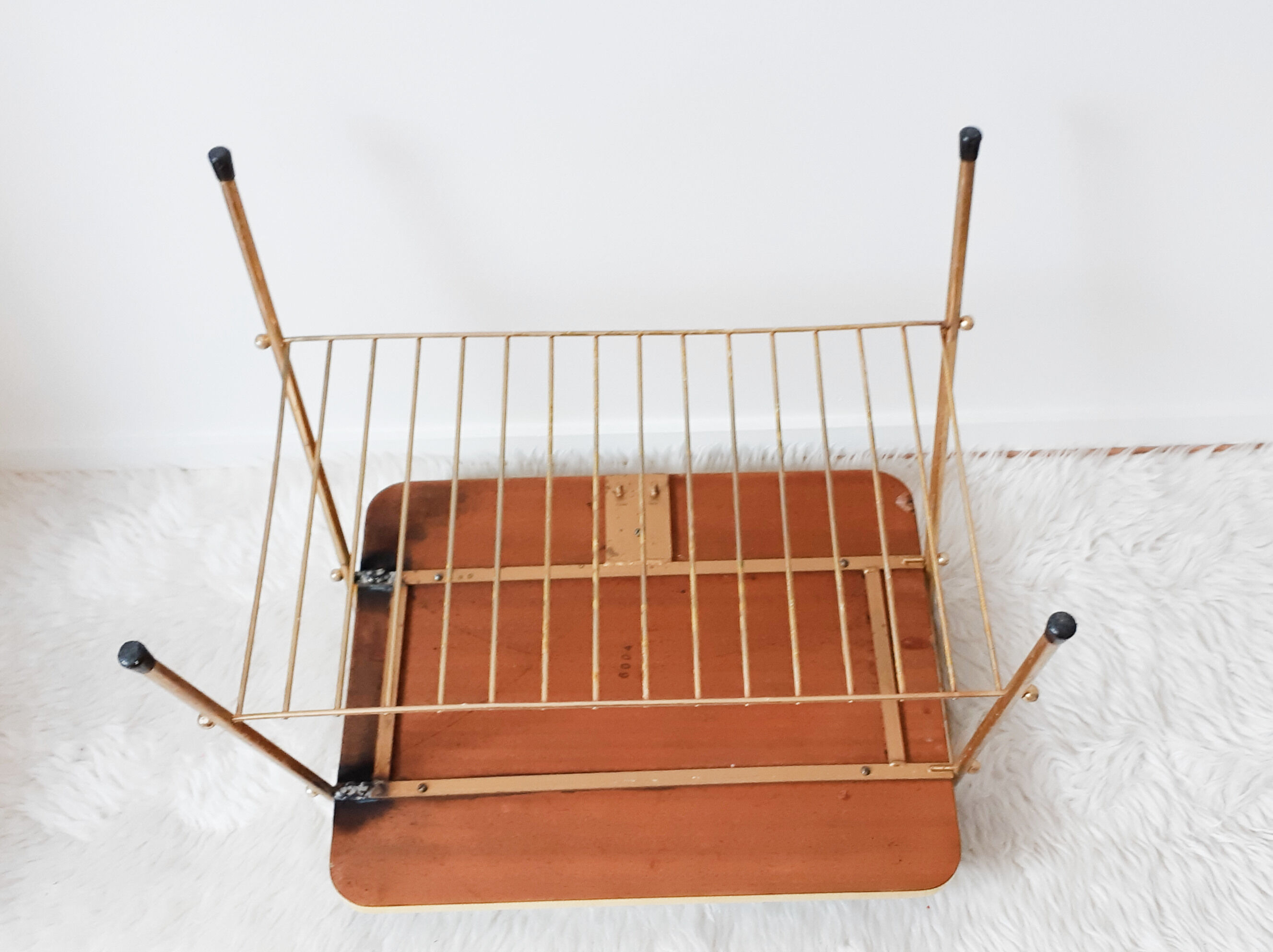 Golden vintage side table