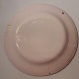 Plate earthenware of the East Strasbourg or Lunéville XIXth