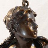 Bronze bust by Felix Pierre Richard 19th century