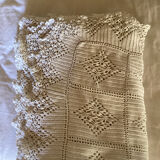 Covers bed in hook