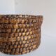 large straw basket banneton folk art bread bakery