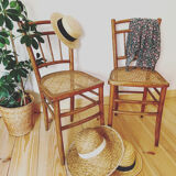 Duo of bistro chairs from the 1900s