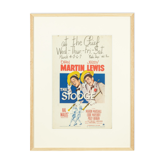 Window card „the stooge“, dean martin & jerry lewis