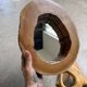 Set de 4 miroirs organiques brutalistes en bois années 50