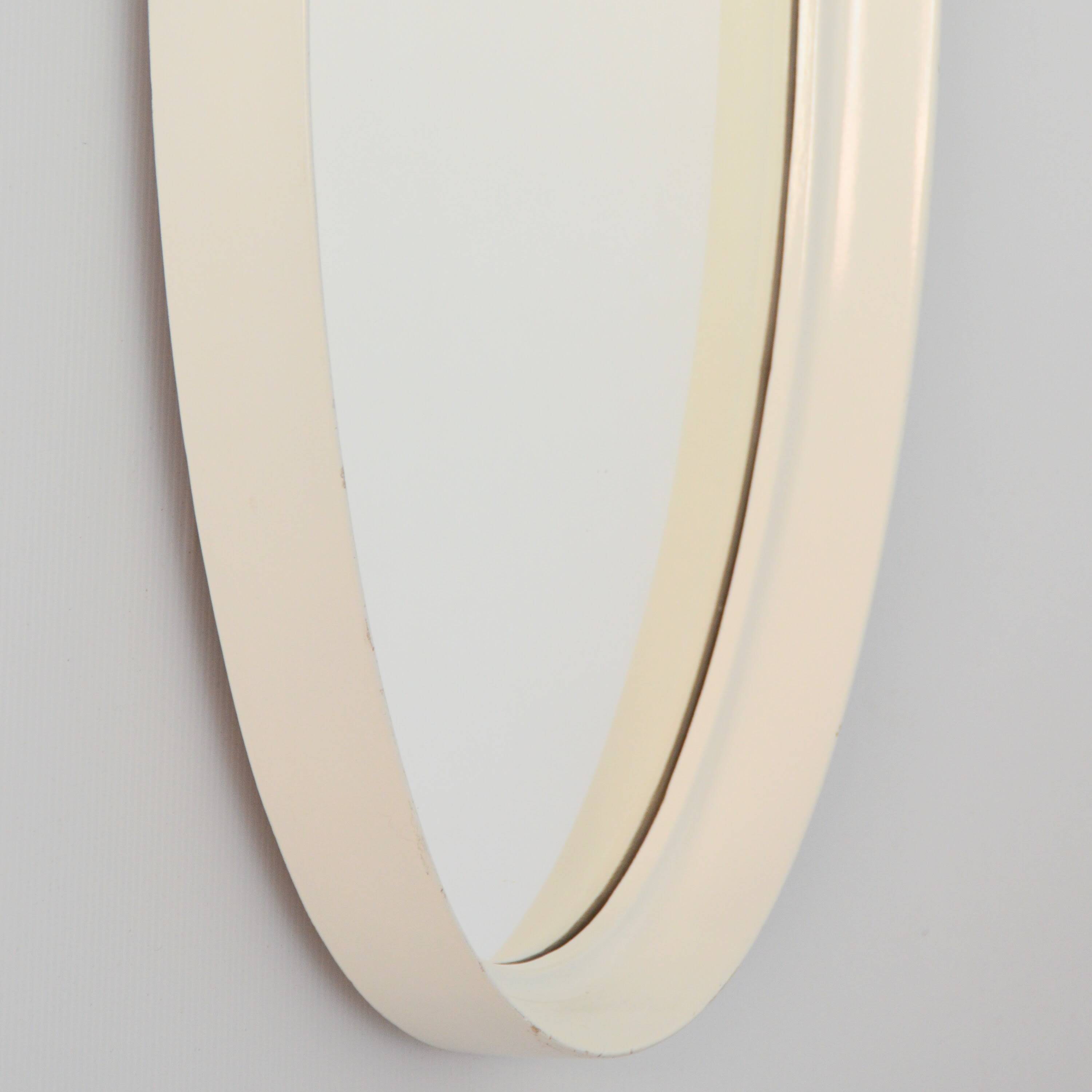 Miroir ovale vintage 1960s