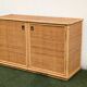 Low buffet / sideboard Dal Vera bamboo rattan vintage 1970s