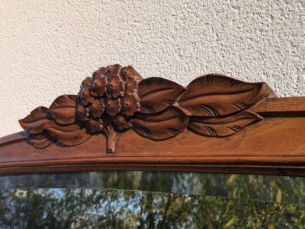 Grand Miroir 187cm Art Nouveau, École de Nancy, Dans le goût Majorelle