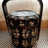 Box in lacquer and mother-of-pearl Tonkin 19th