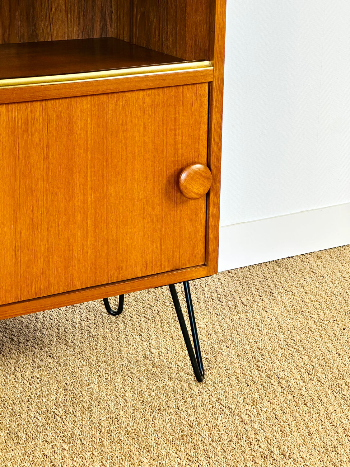 Scandinavian teak library 1960