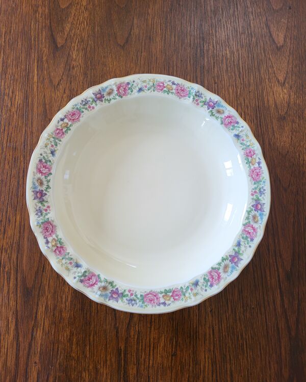 Limoges Bernardaud. Grand Plat Rond Creux