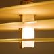 Ceiling light by Roberto Volonterio and Cesare Benedetti, brass and glass, 1980.