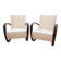 Pair of lounge armchairs h-269 by jindrich halabala for up zavody, 1930s