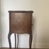 Pink marble bedside table