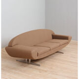 Sofa model 'capri' from 1958 by Johannes Andersen for the company j.  Andersen Brdr of Vejen, Denmark