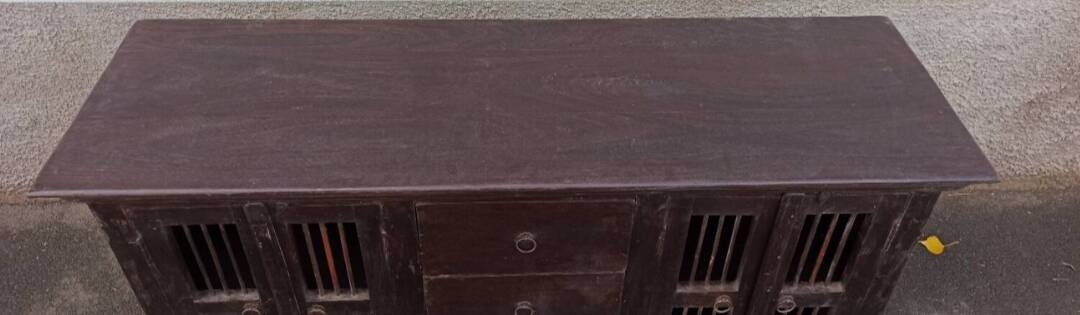 Old wooden sideboard