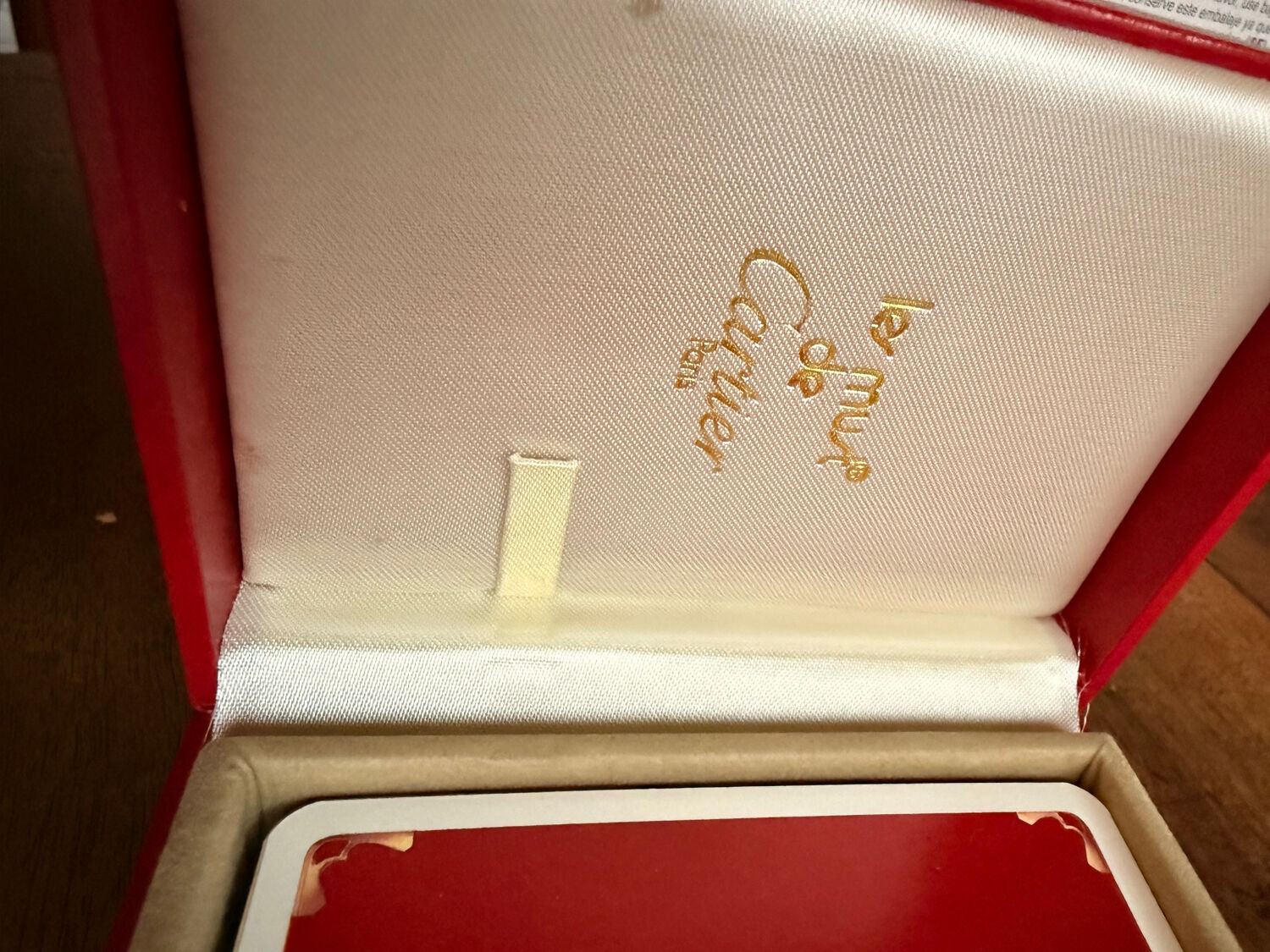 Cartier playing cards