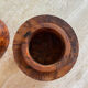 Apple-shaped cedar jewelry box