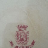 Gien's opaque porcelain hollow plate Mangalore Diam 23 cm