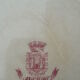 Gien's opaque porcelain hollow plate Mangalore Diam 23 cm