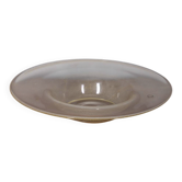 Assiette décorative en verre de Murano des années 1980 avec un design en feuille d'or par V. Nason & C.