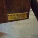 Rare table Bistro formica and mahogany of the Normand workshops