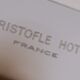 8 fourchettes et 6 couteaux de table Christofle Hotel