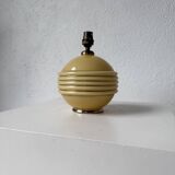 Czechoslovakian Art Deco opaline table lamp