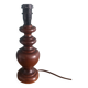 Pied de lampe en bois tourné