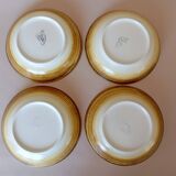 4 Longchamp calotte plates