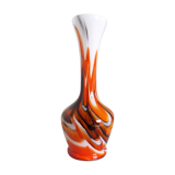 Vetreria Barbieri vase from Empoli in Italy in opaline glass from Florence