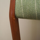 Set of six teak chairs, Danish design, 70s, production: Denmark