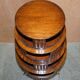 Restored hardwood revolving library circa 1810 Regency