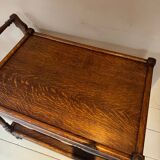 Oak Wooden bar trolley