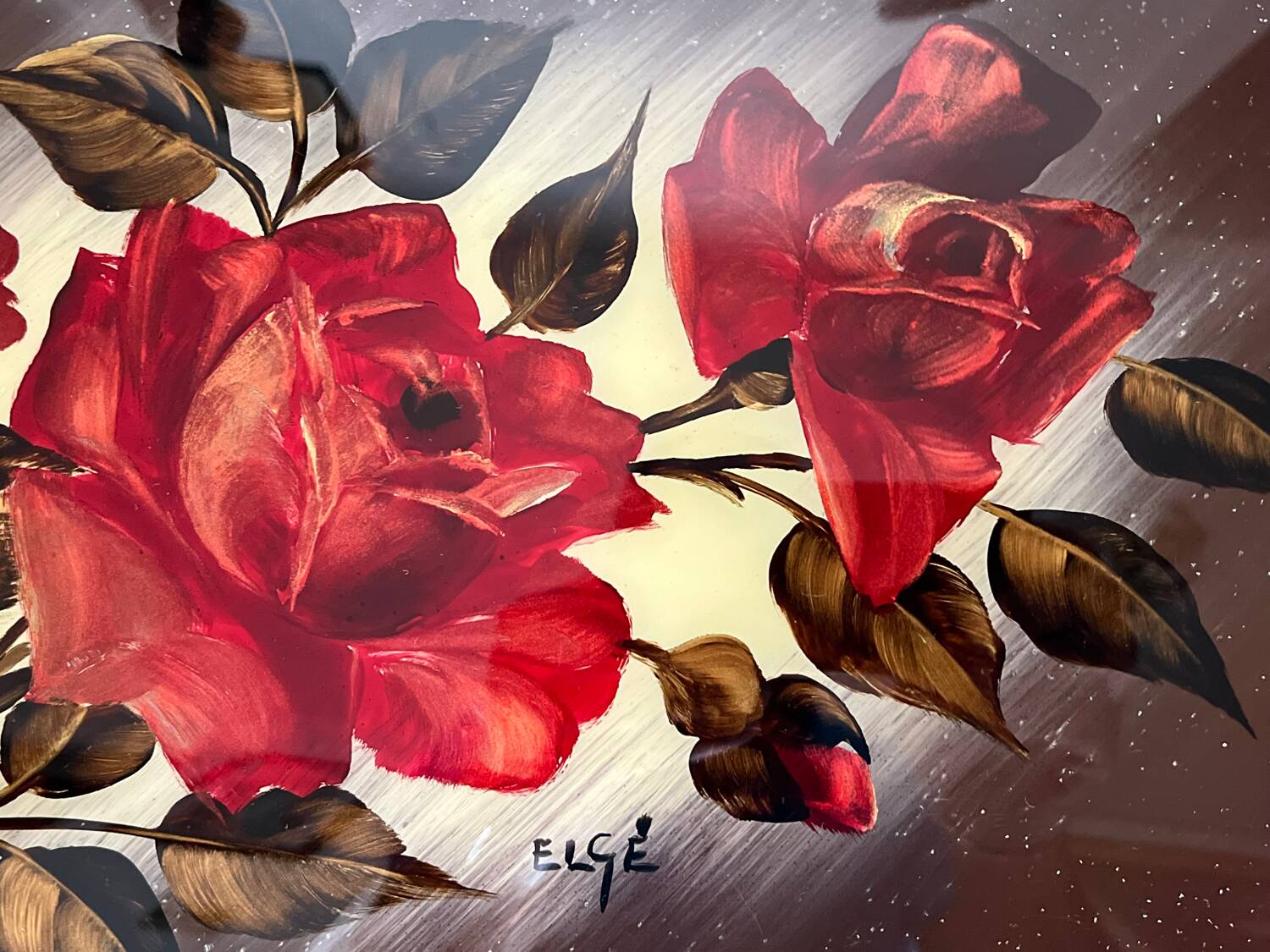 Antique Art Deco tray by Elgé