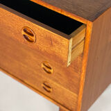 Scandinavian teak chest of drawers from the 1960s.