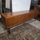 Scandinavian teak enfilade from the 1960s / 222cm in length.