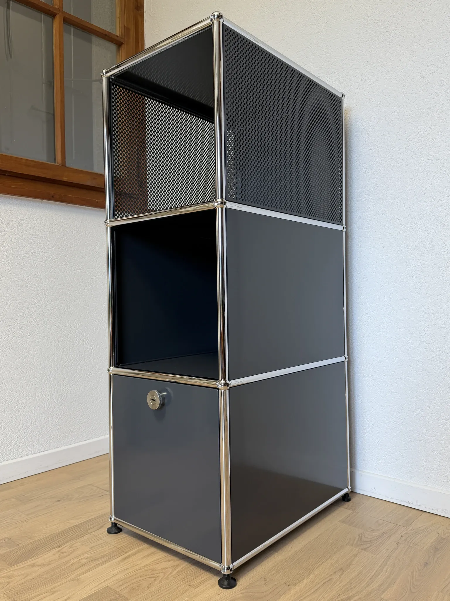 Colonne USM Haller en Gris Anthracite