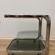Chrome/glass smoke design Space Age dessert table