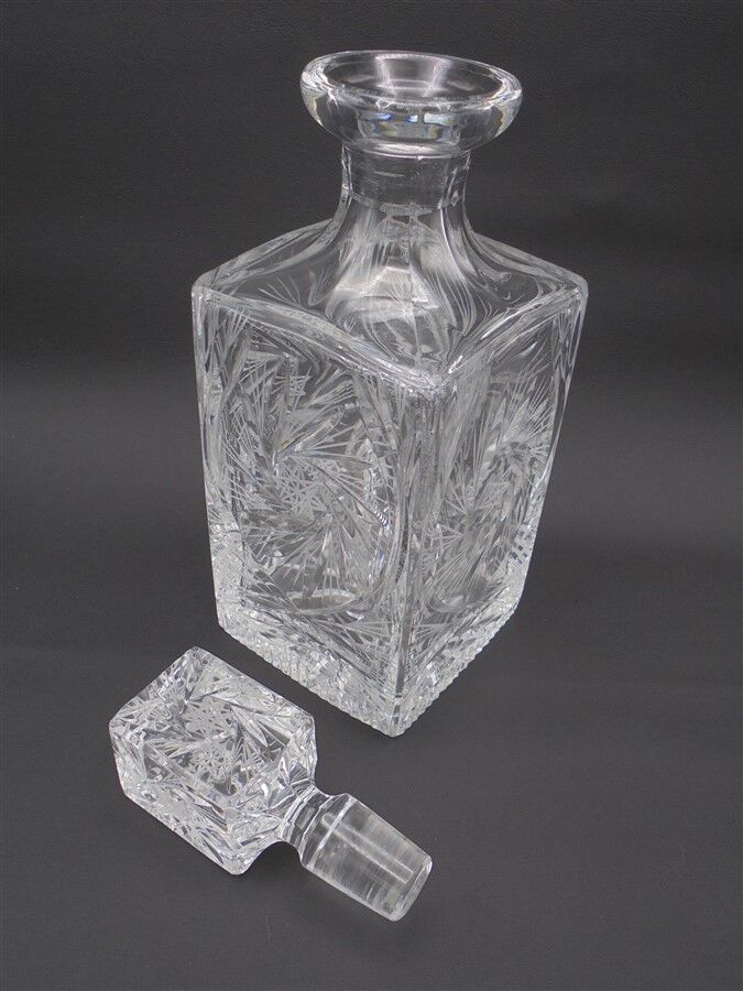 Crystal whisky carafe