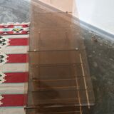 Vintage plexiglas tv/hifi unit