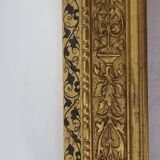19th century gilded wooden mirror from Maison Goupil & Cie