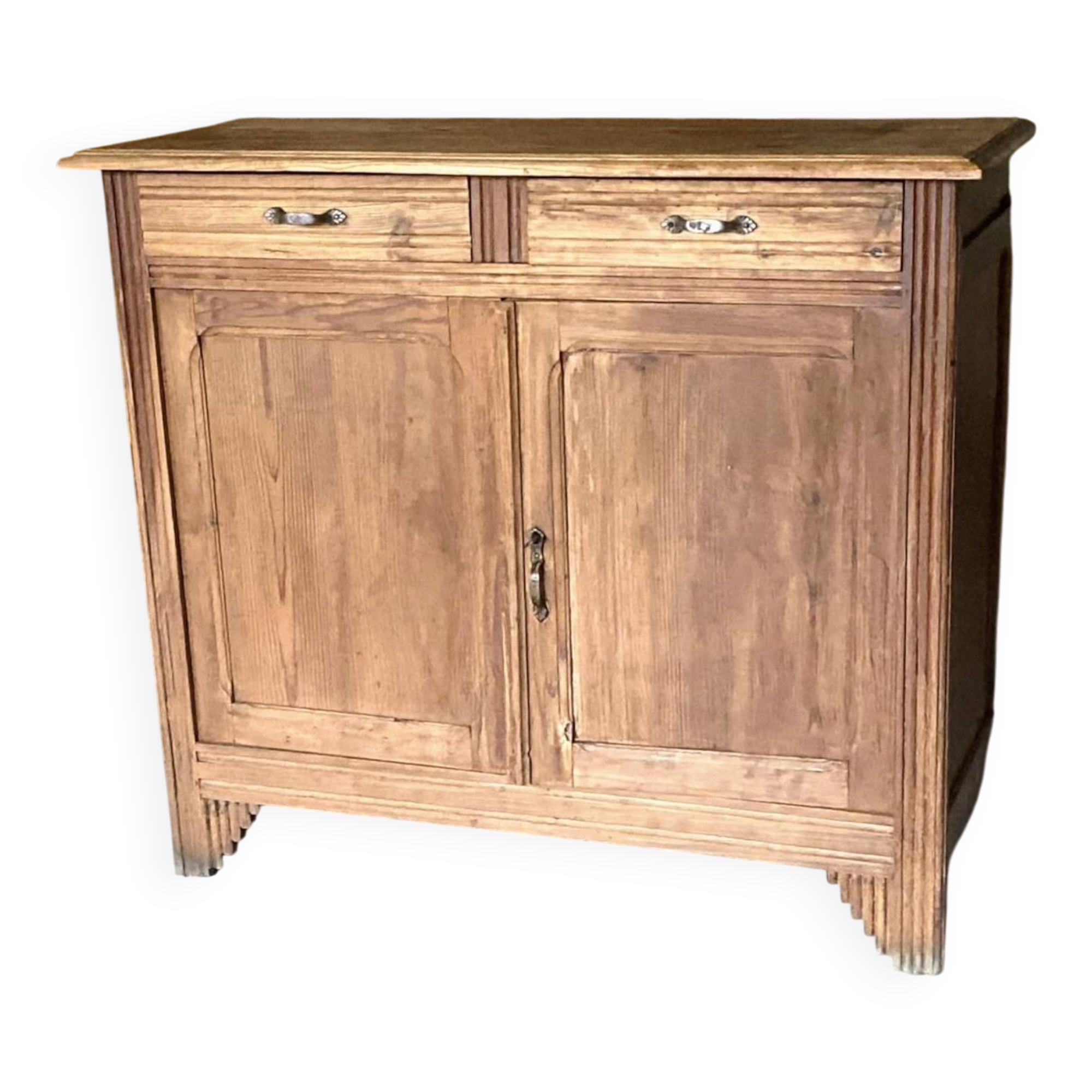 Parisian sideboard in natural wood, circa 1900