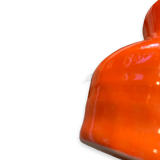 Vase en céramique orange Max Ildas