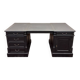 Classic English Black Chesterfield Desk