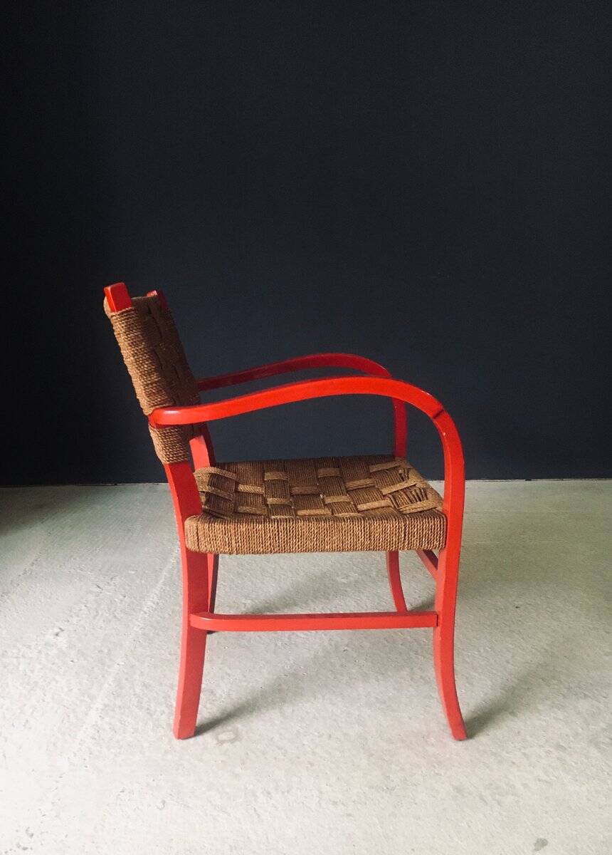 Mediterranean Armchairs, France, 1950s, Set of 2