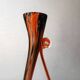 Vintage glass vase 70s